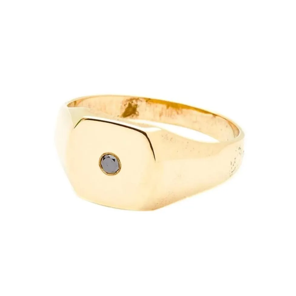 #BABESINTT: Asher Ring - Black Diamond