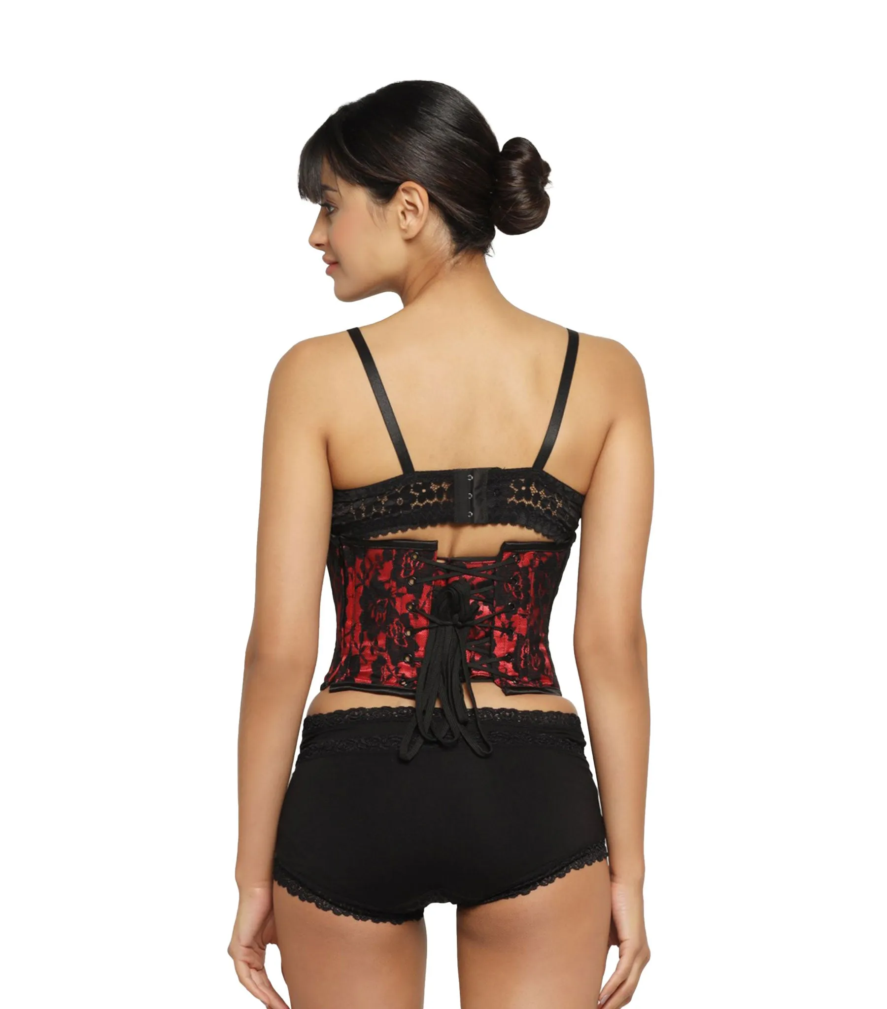 Black red Corset Belt