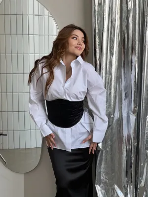 Corset-wide belt
