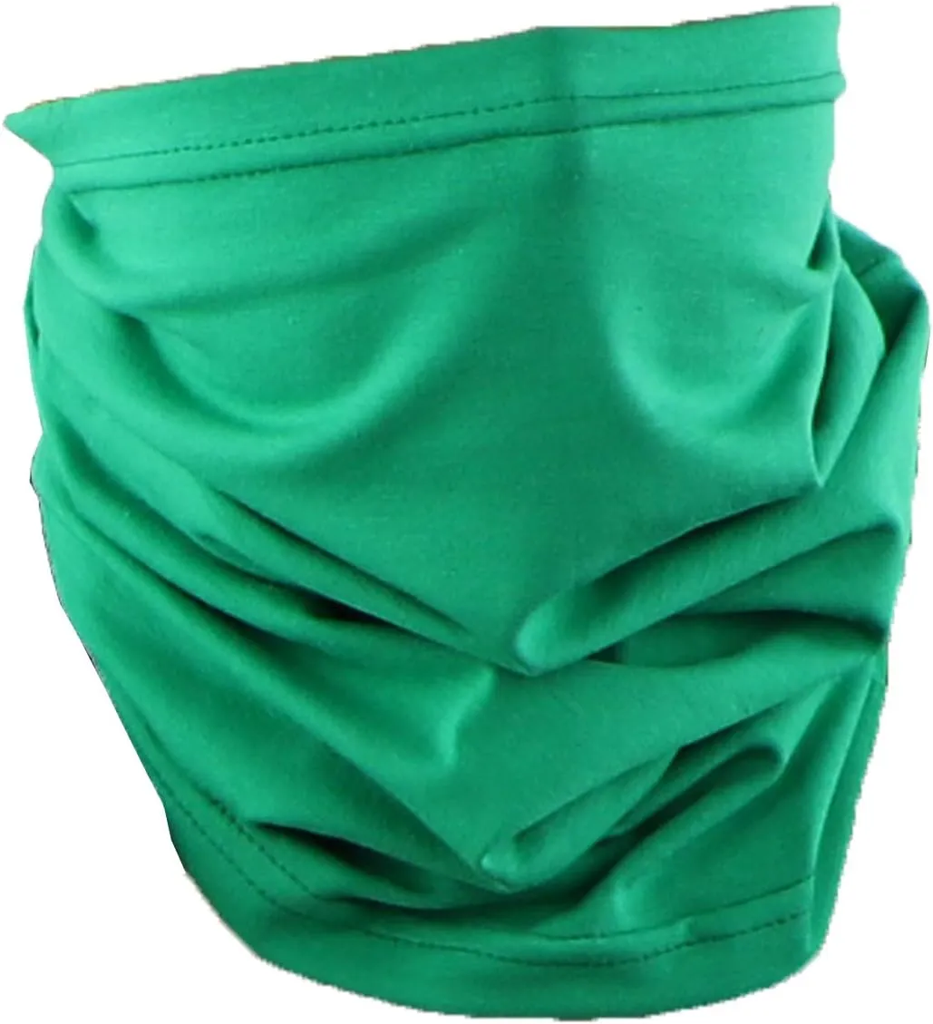 Cotton Face Mask Bandana Tube Scarf Made in America Solid Neck Gaiter