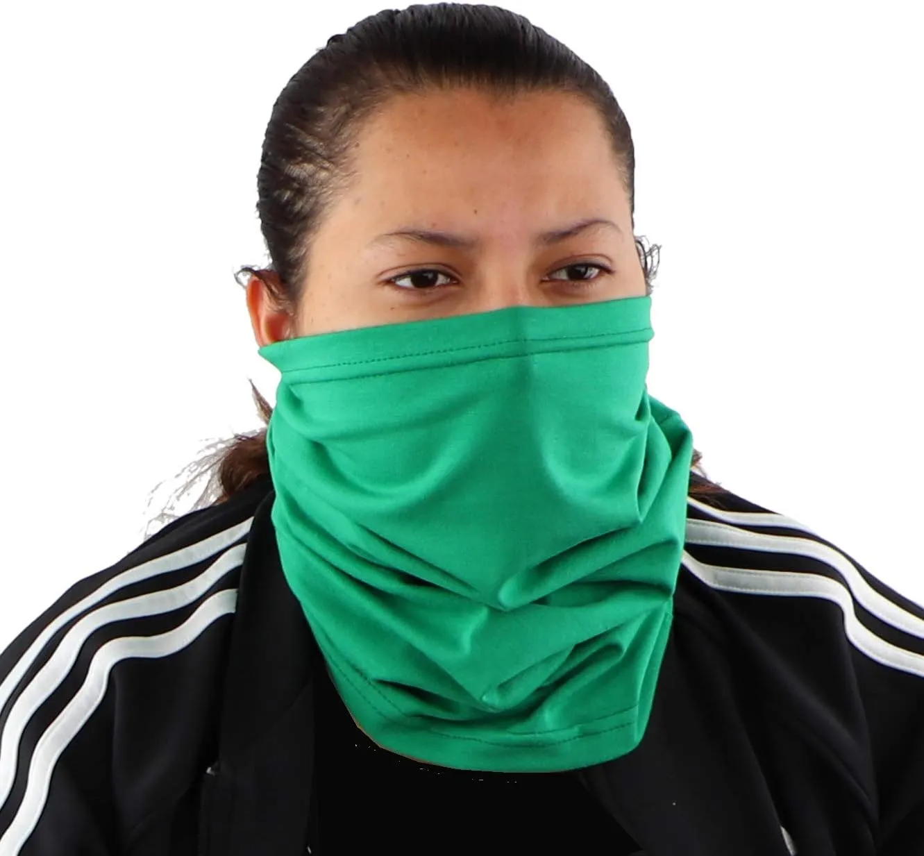Cotton Face Mask Bandana Tube Scarf Made in America Solid Neck Gaiter