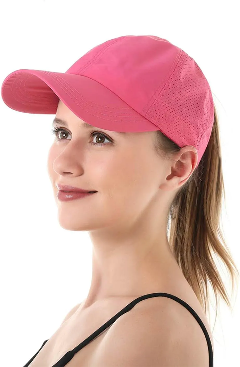 DOOVID Baseball Cap Women Summer Mesh Sports Cap Criss Cross Ponytail Baseball Hat