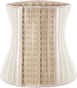 ECOWALSON Waist Trainer for Women Corset Cincher Body Shaper Girdle Trimmer with Steel Bones Extender