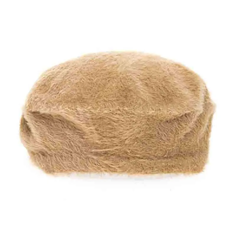 Faux Angora French Beret - DNMC Hats