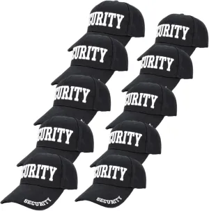 First Class Security Cap with ID On Front, Peak and Back