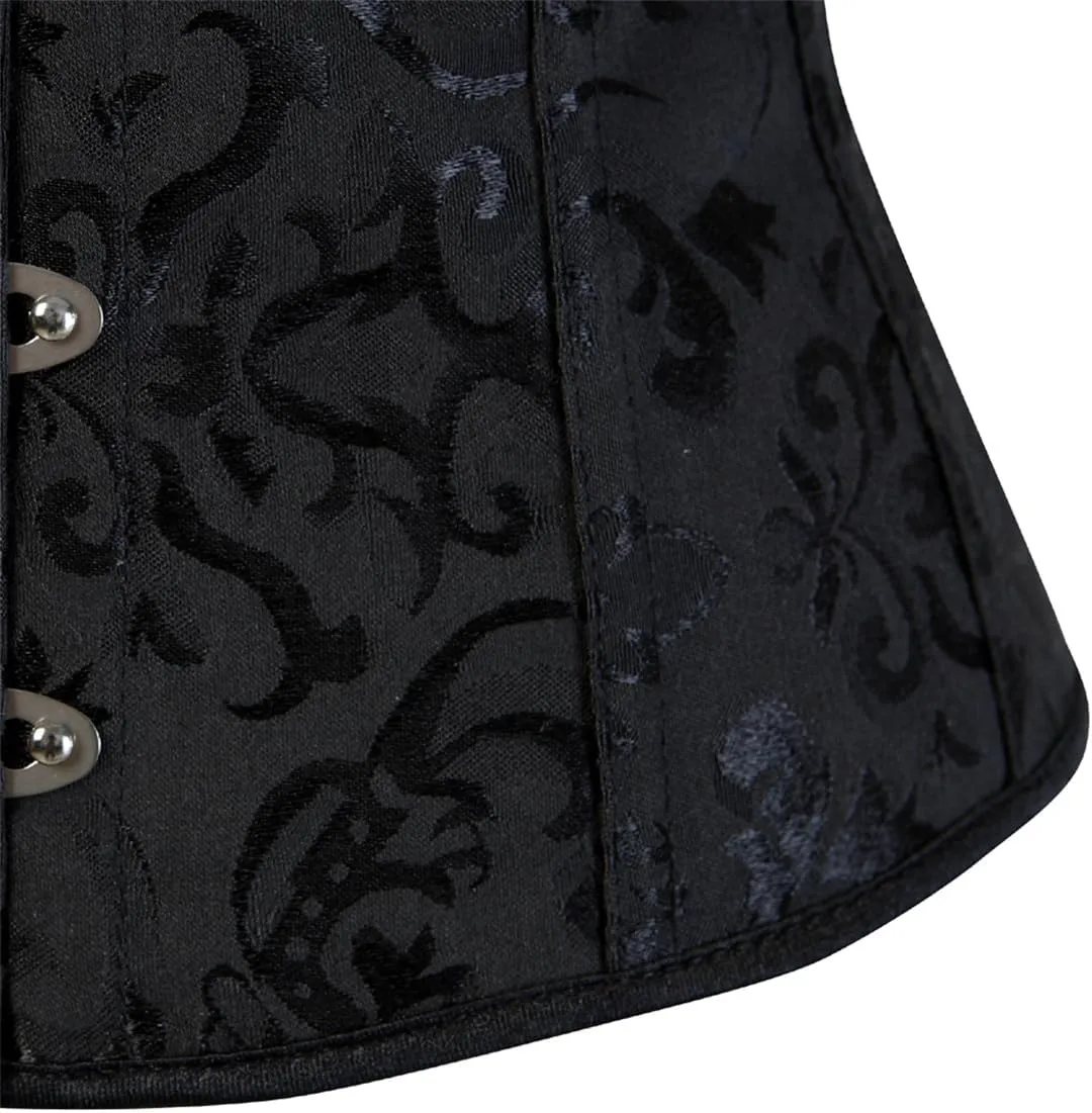 frawirshau Women's 9427 Lace Up Boned Underbust Waist Trainer Corset