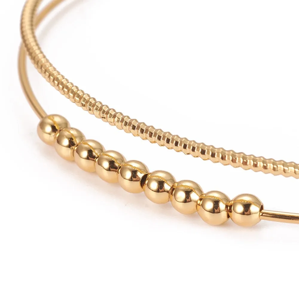 GOLDEN ERA - Gold Cuff Accent Bracelet