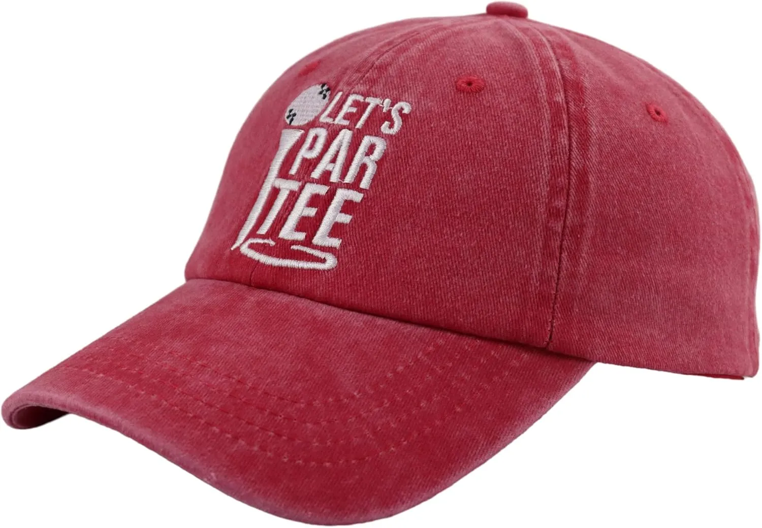 Golf Baseball Cap for Men Women, Embroidered Adjustable Cotton Golf Gifts Dad Hat