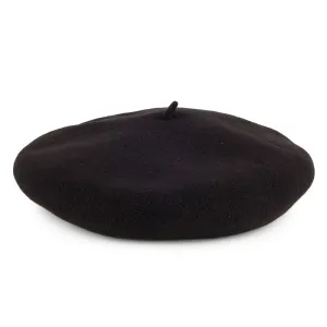 Héritage par Laulhère 10 Inch Merino Wool Basque Beret - Black