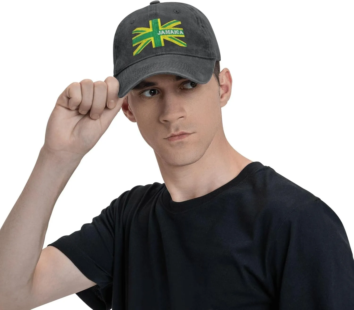 Jamaica Flag Baseball Cap, Adjustable Jamaica Jamaican Baseball Hat Golf Dad Hat for Men Women