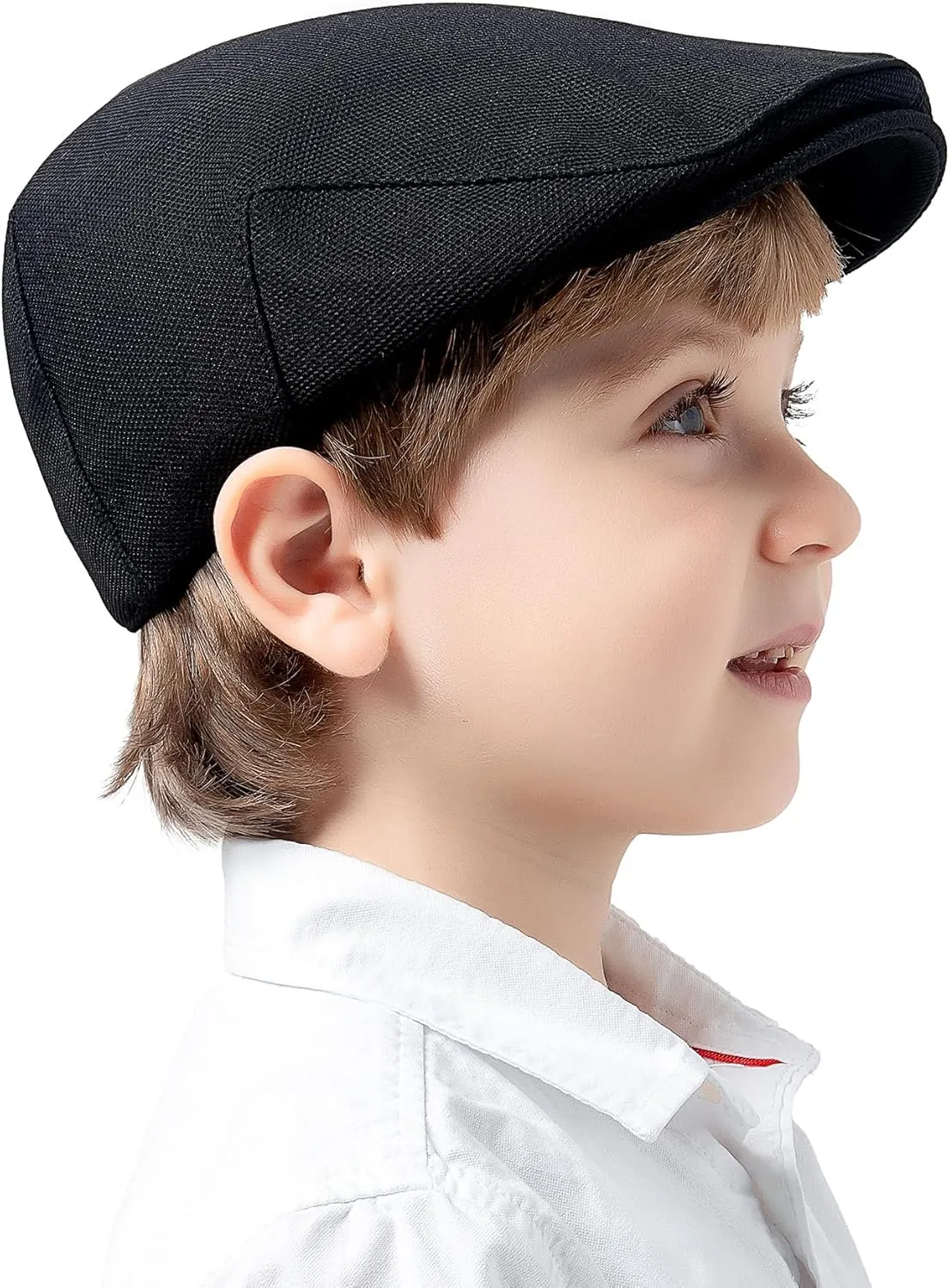 Jastore Kids Vintage Newsboy Cap Toddler Tweed Beret Hat Cabbie Hat Little Kids Driver Cap Ivy Gatsby Cap