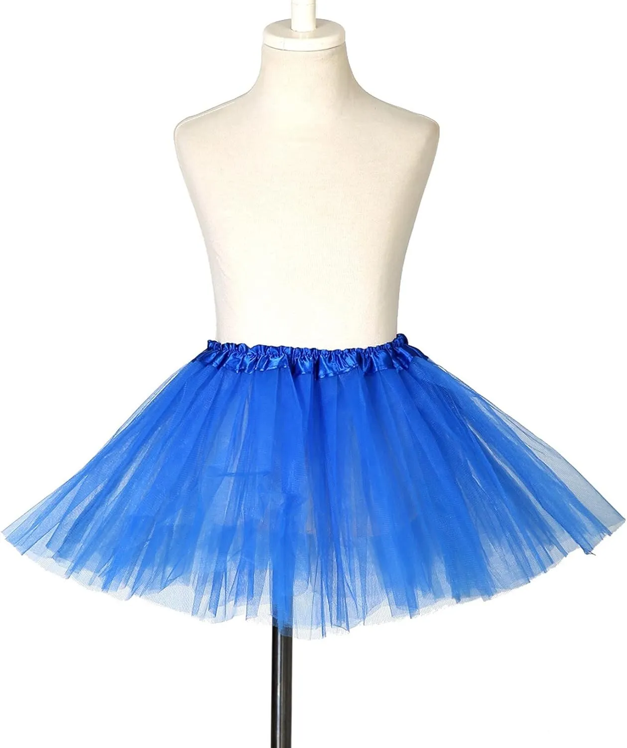 Kids Tutu Skirts 3 Layered Tulle, Fit Most 4-11 yrs Little & Big Girls for Dance Party Costume