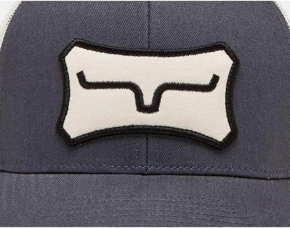 Kimes Ranch Men's Boneyard Trucker Adjustable Snapback Mid-Profile Logo Cap