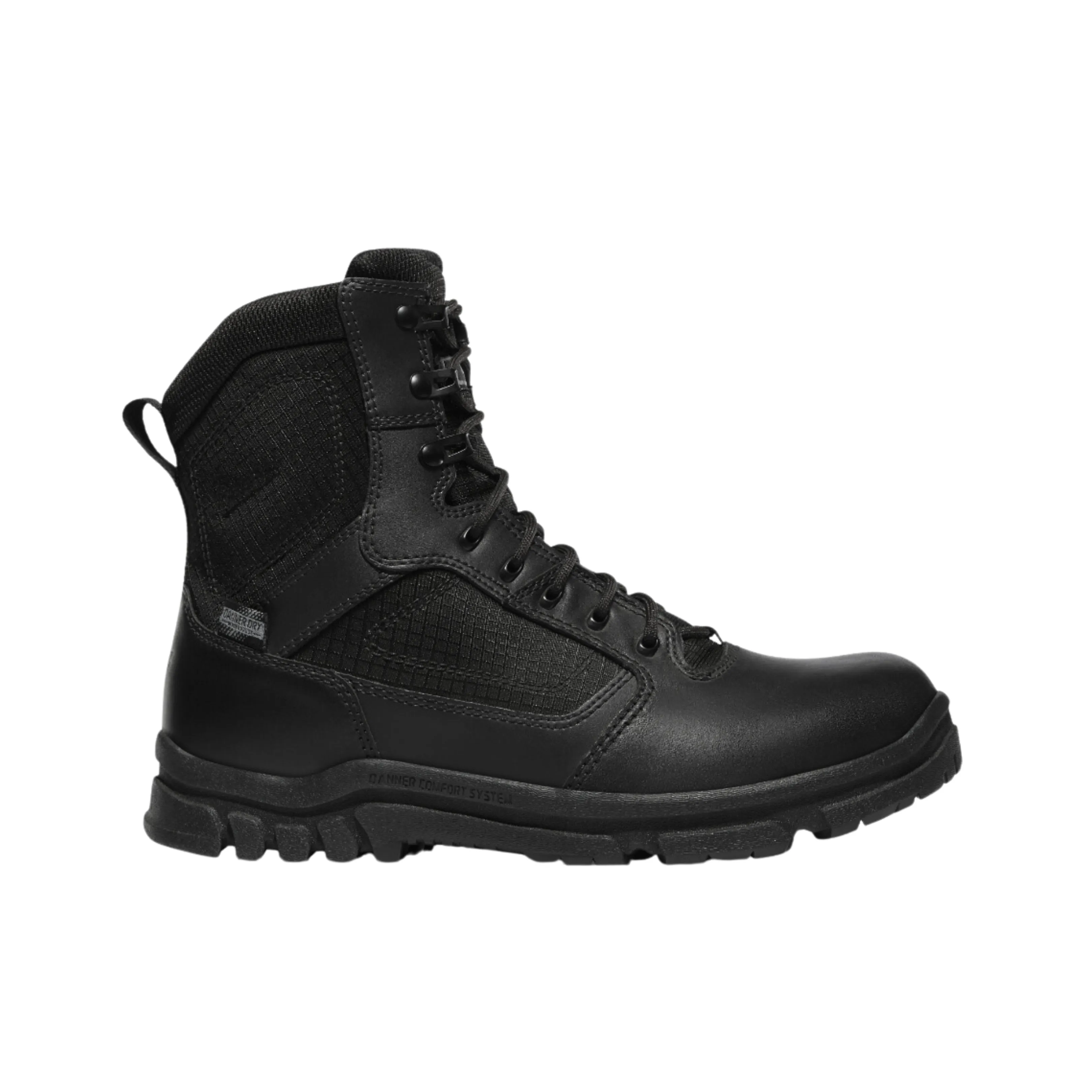 Lookout Side-Zip 8" (Plain Toe) - Black (D)