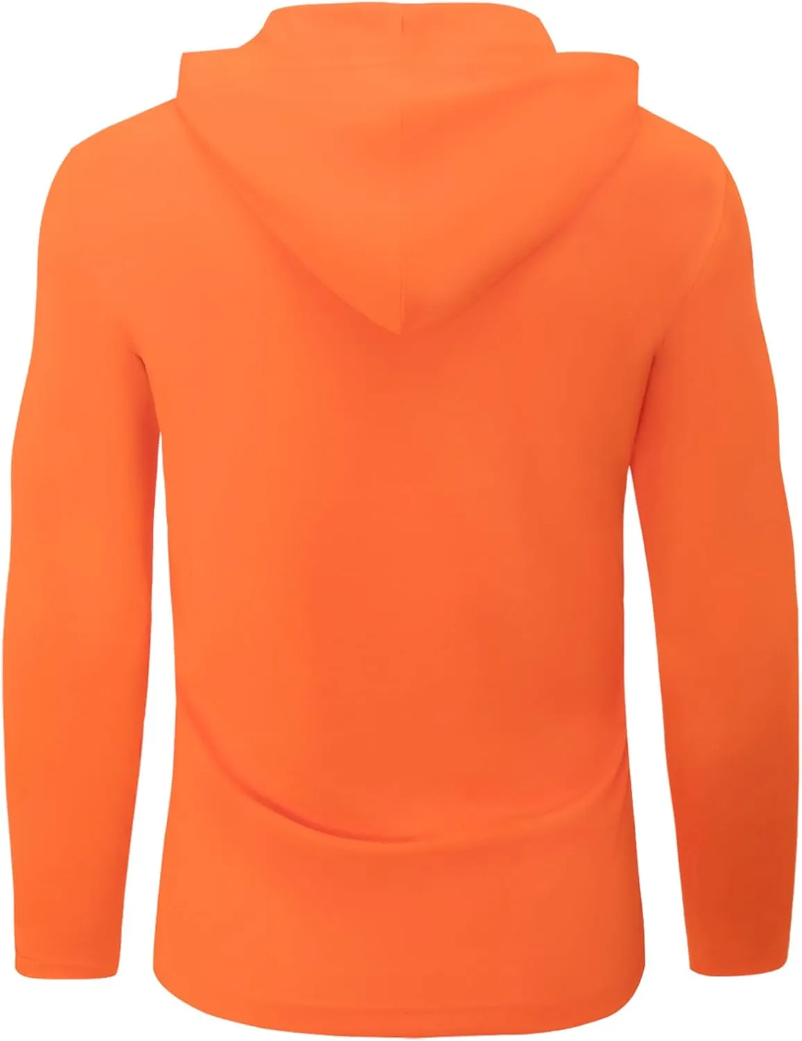 Mens Active Athletic T-Shirts Set Long Sleeve Sun Protective Quick Dry Hoodies Shirt 5 Pack