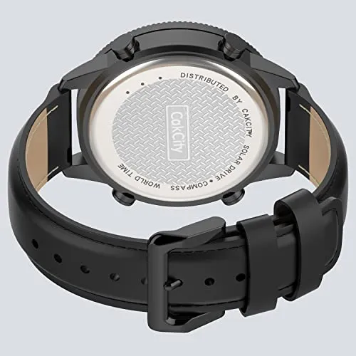 Men's Solar Powered Digital Watch with Alarm