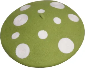 Mushroom Beret Women's Cute Lolita Kawaii Plant Cosplay Cap Vintage Painter Hat Sweet Girl Decor