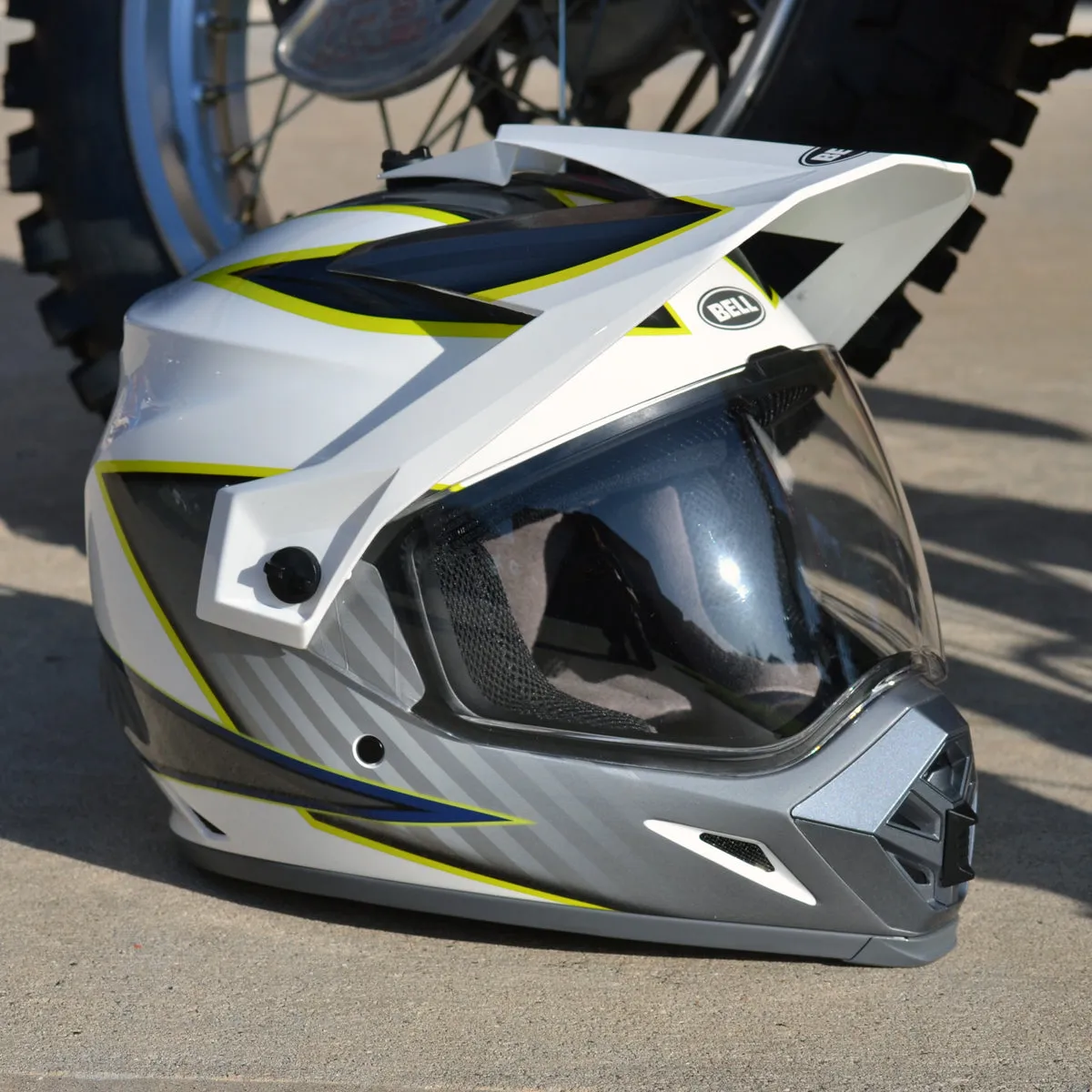 MX-9 ADVENTURE MIPS - DALTON GLOSS WHITE/HI-VIZ YELLOW