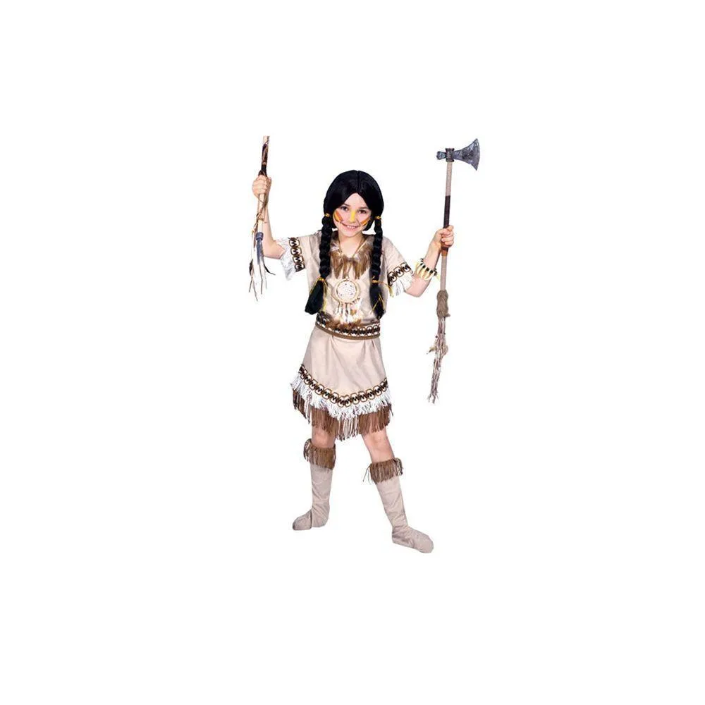 Native American Princess Running Bear Costume for Kids