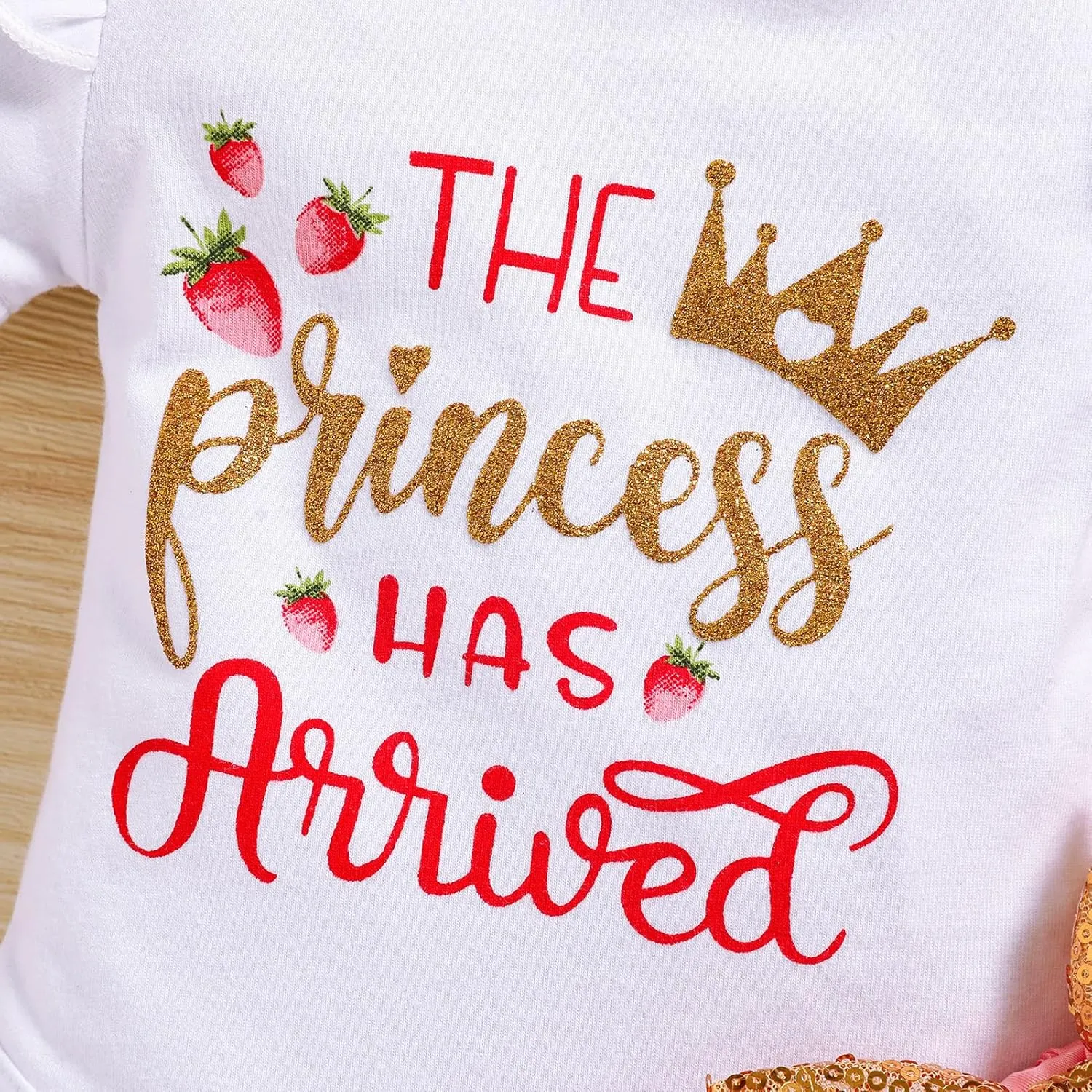 Newborn Baby Girl Outfits Infant Letter Print Romper Tutu Skirt Headband Legging Warmer Coming Home Clothes Set