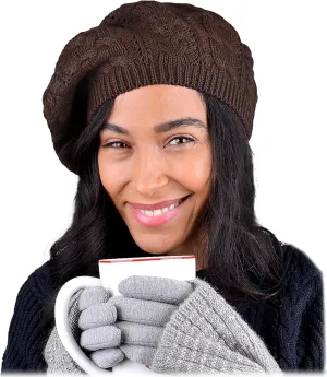 Nollia Soft Knit Solid Color Beanie, Chic, and Lightweight Crochet Knitted Style Beanie Hat for Women, One Size Slouchy Hat