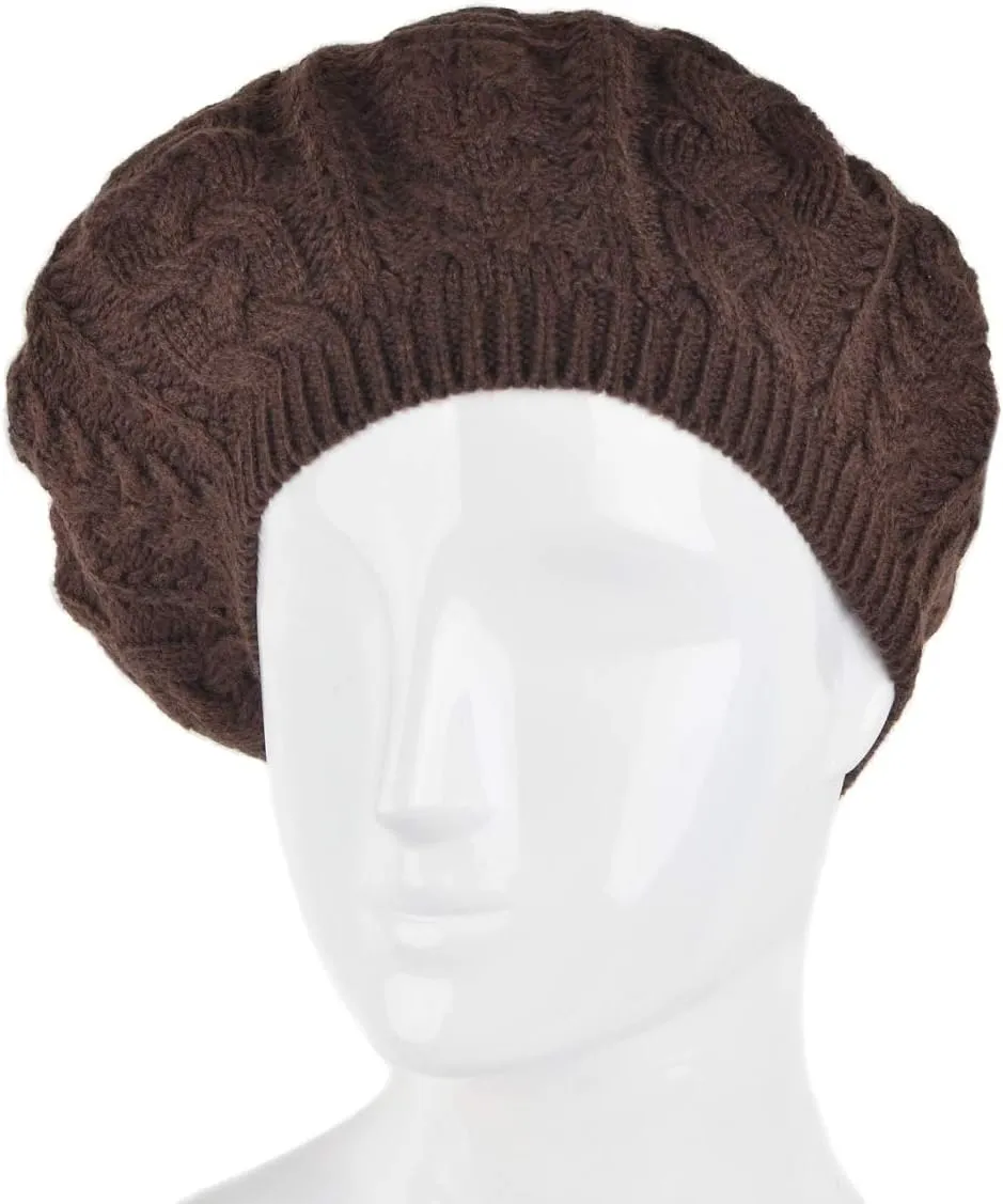 Nollia Soft Knit Solid Color Beanie, Chic, and Lightweight Crochet Knitted Style Beanie Hat for Women, One Size Slouchy Hat