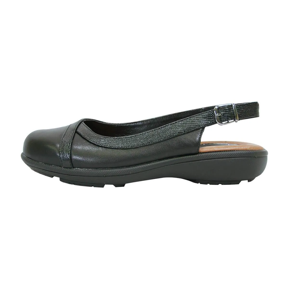 PEERAGE June Women's Wide Width Leather Clogs