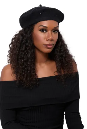 Rhinestone French Beret
