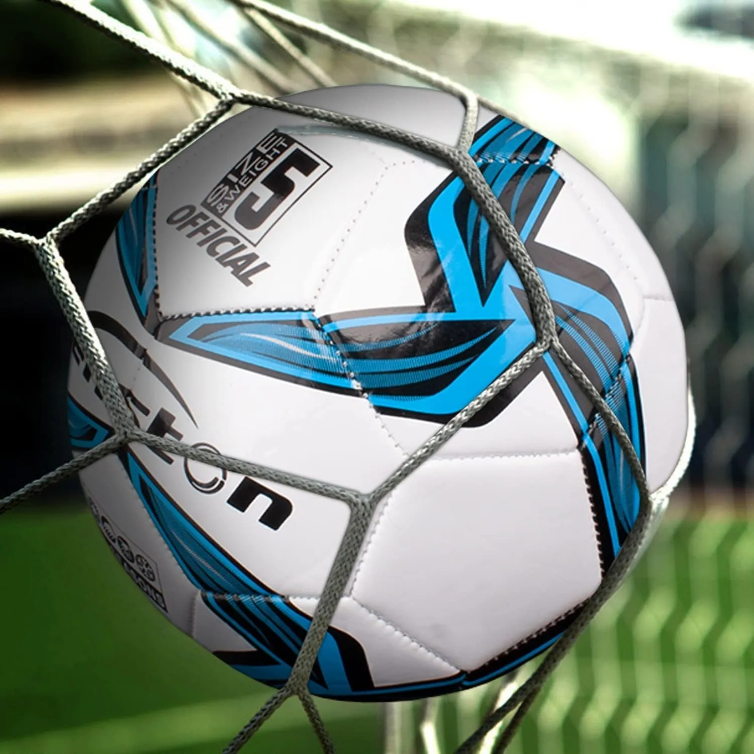 Senston Soccer Ball Size 4 & Size 5 with Pump - Official Match Football Soccer Ball for Adults