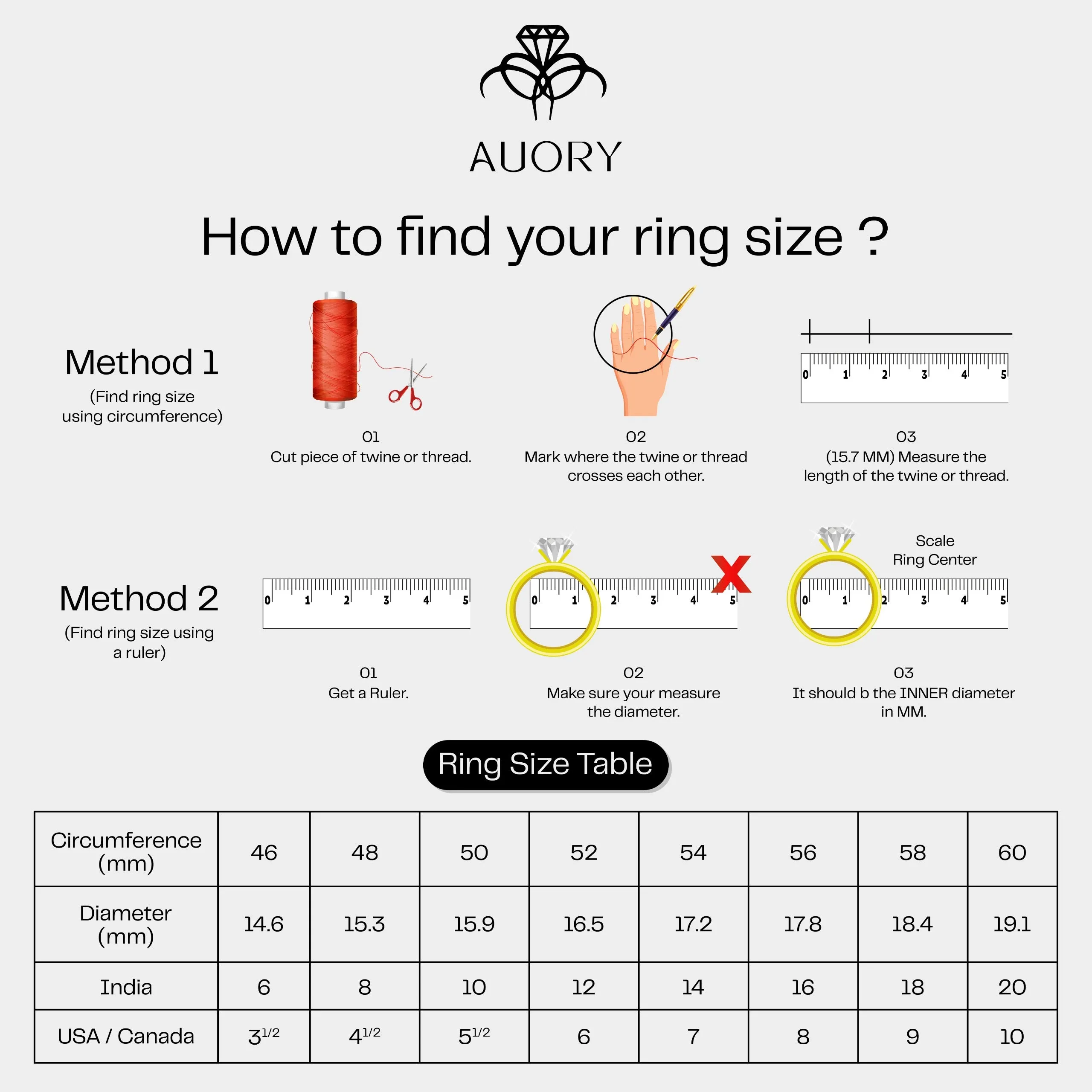 Silver Yellow Gold Adjustable Dual Interlock Square Artistic Minimalist Ring for Women