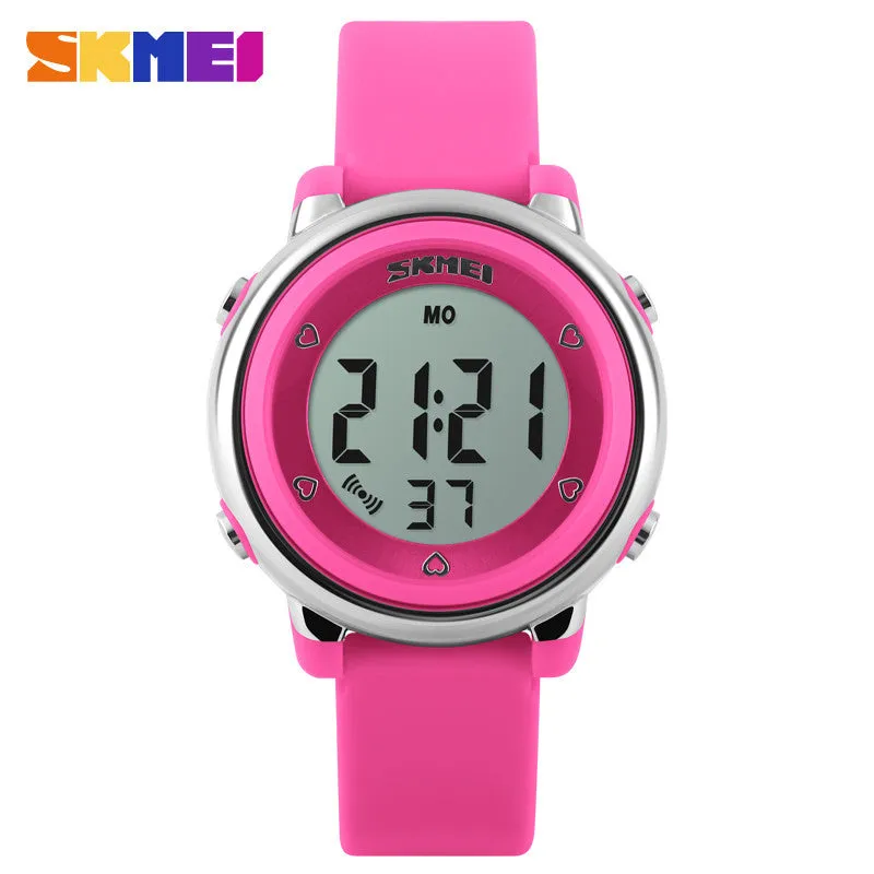 SKMEI Children LED Digital Watch Sports Watches Kids Cartoon Jelly Waterproof Children's Dress Wristwatches Relojes