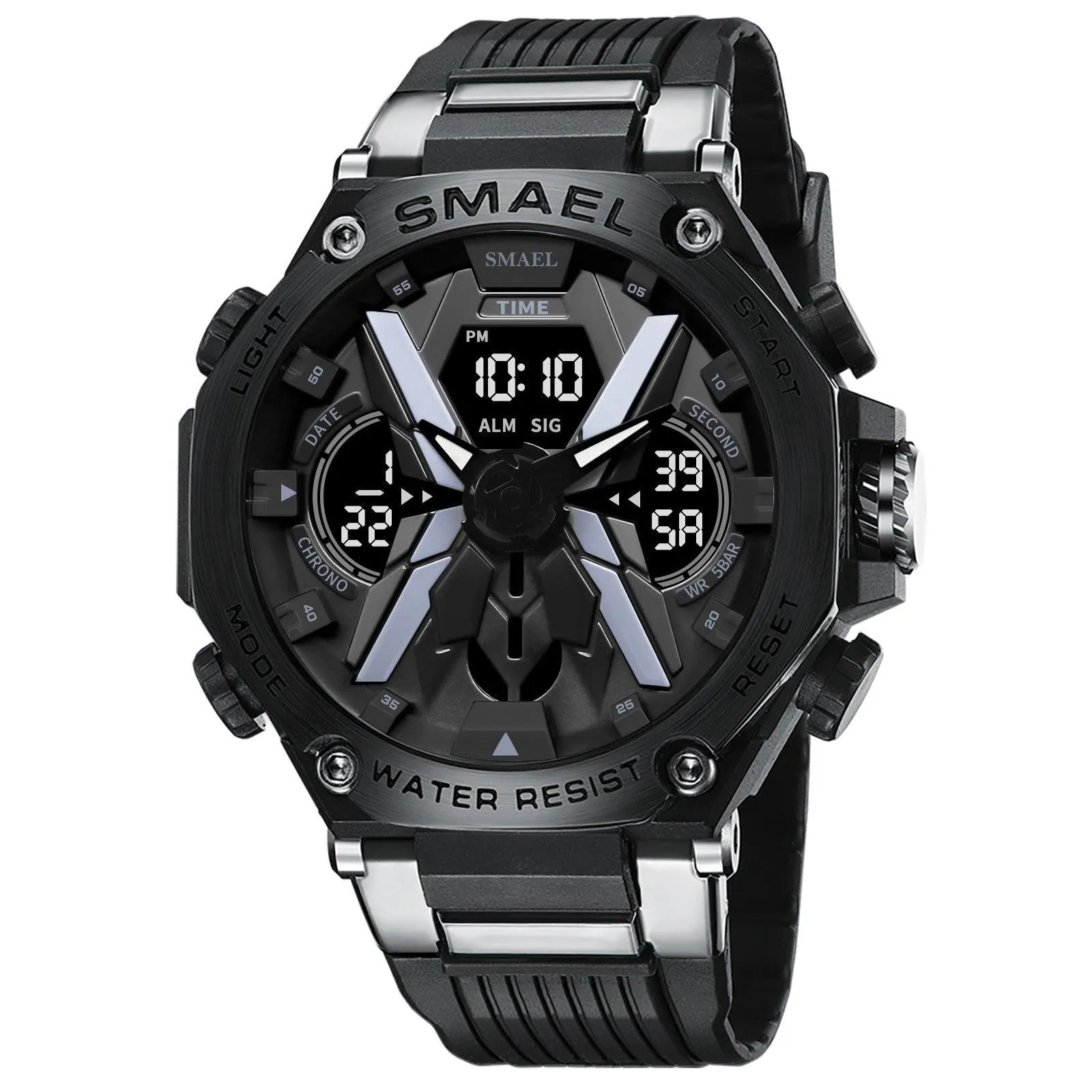SMAEL Analog Digital Multifunctional watch For Men 8087