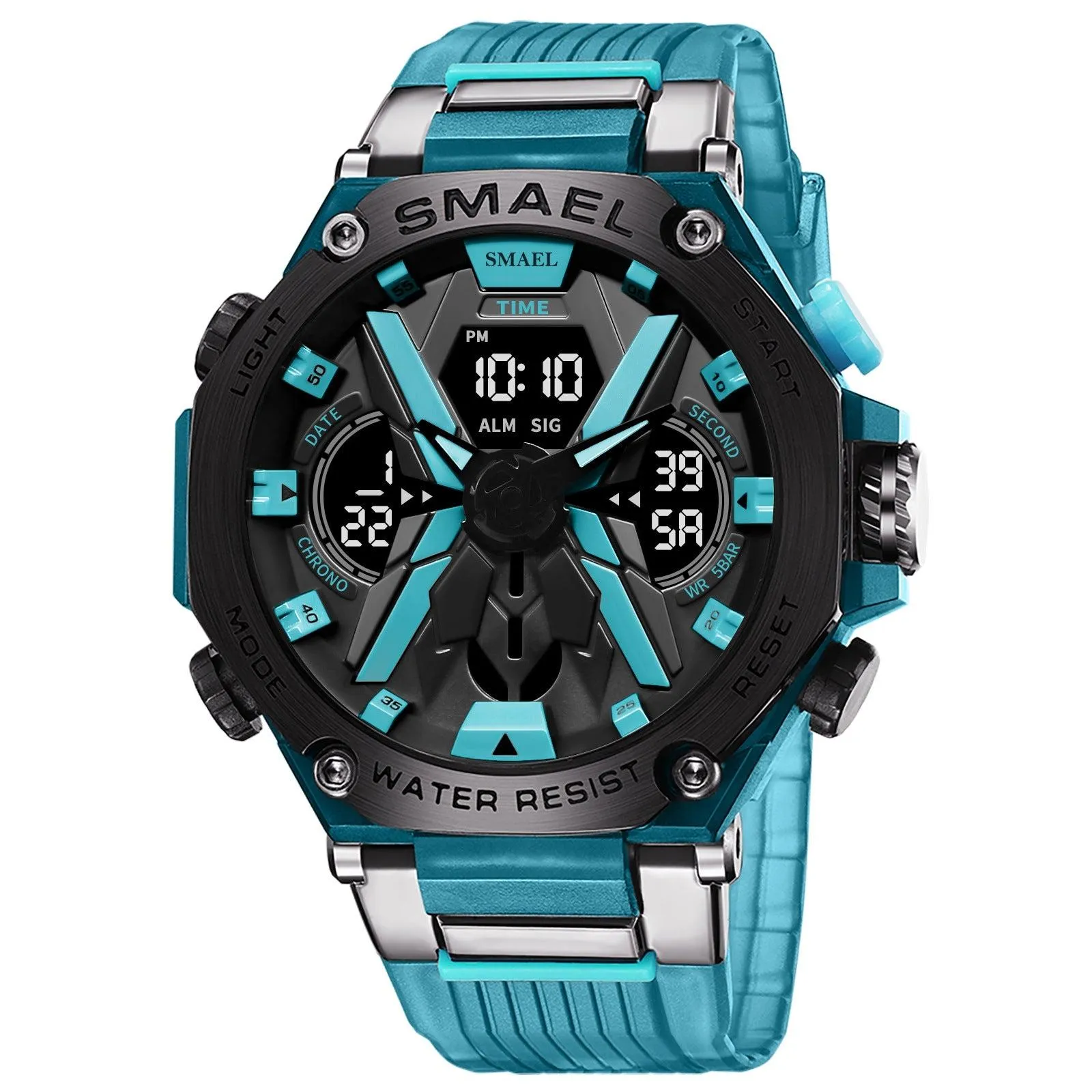 SMAEL Analog Digital Multifunctional watch For Men 8087