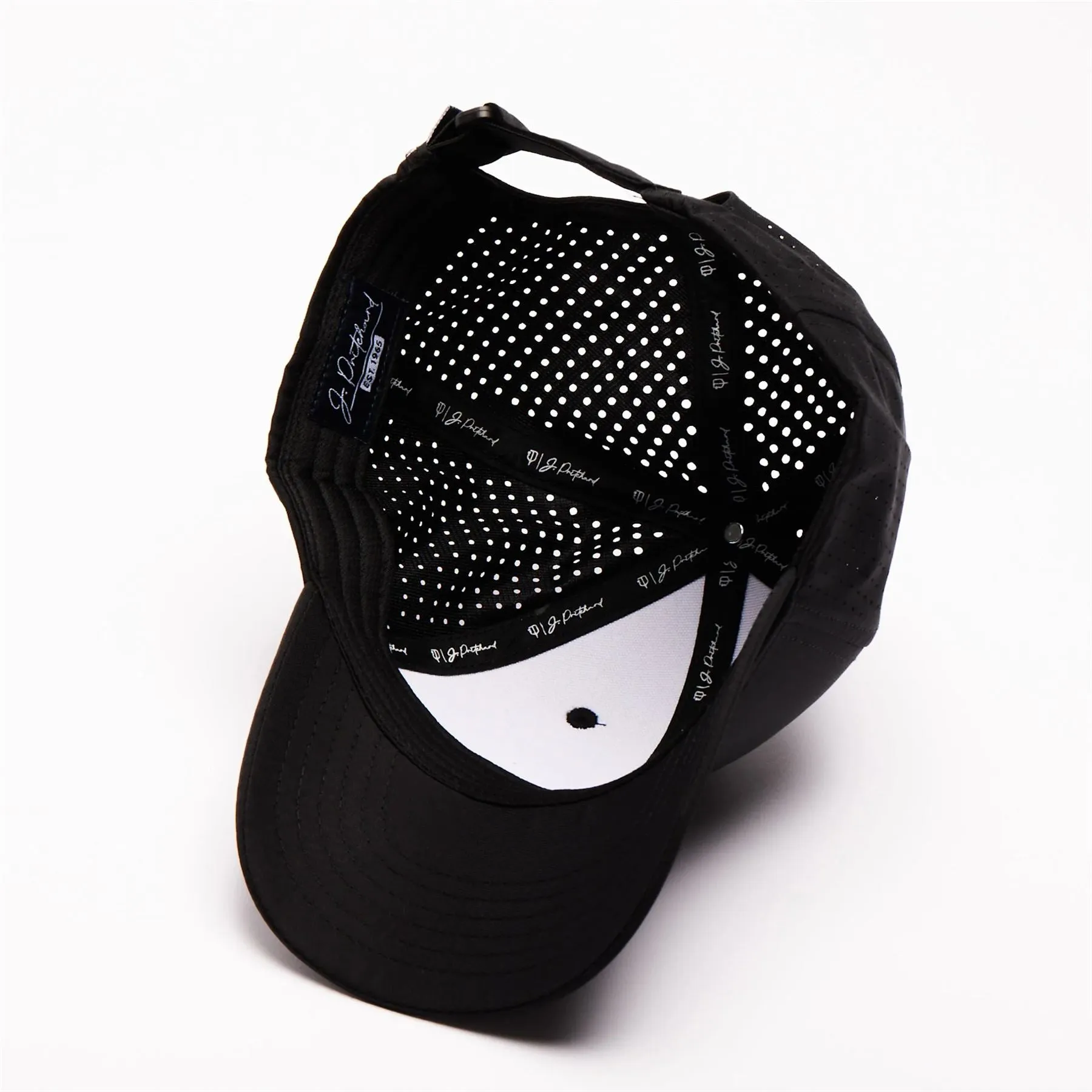 The Courtside Performance Cap Pure Black - 2024