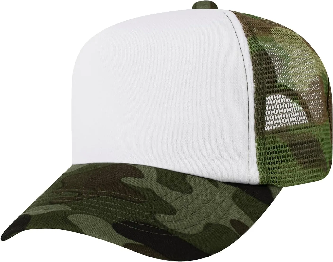 TopTie Kids 5 Panel Trucker Cap Mesh Snapback Hat Foam Front for Boys Girls Aged 3-7 Years Old
