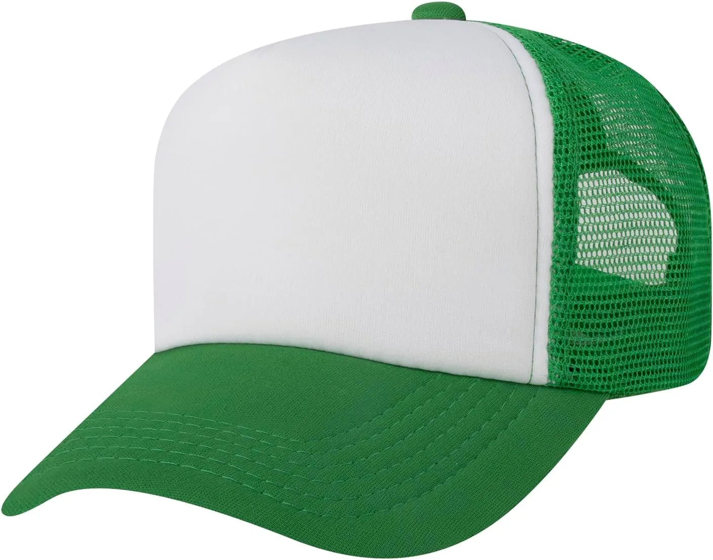 TopTie Kids 5 Panel Trucker Cap Mesh Snapback Hat Foam Front for Boys Girls Aged 3-7 Years Old