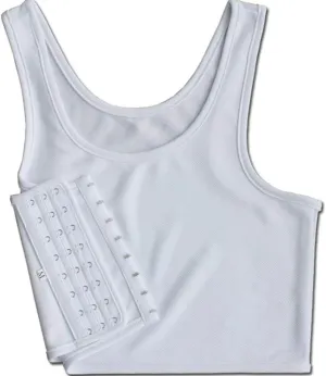 Women Hook Vest Top Sportswear Corset Straps Sports Tank Bra Chest Slim Fit Binders for Lesbian Tomboy