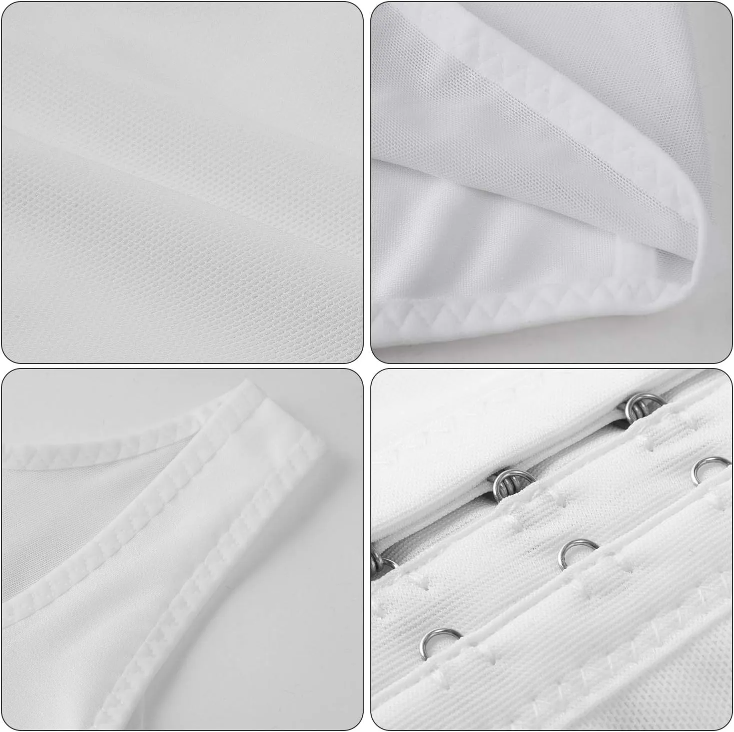 Women Hook Vest Top Sportswear Corset Straps Sports Tank Bra Chest Slim Fit Binders for Lesbian Tomboy