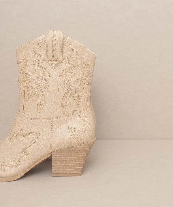 Womens Shoes - Nantes Embroidered Cowboy Boots