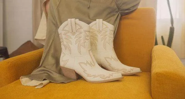 Womens Shoes - Nantes Embroidered Cowboy Boots