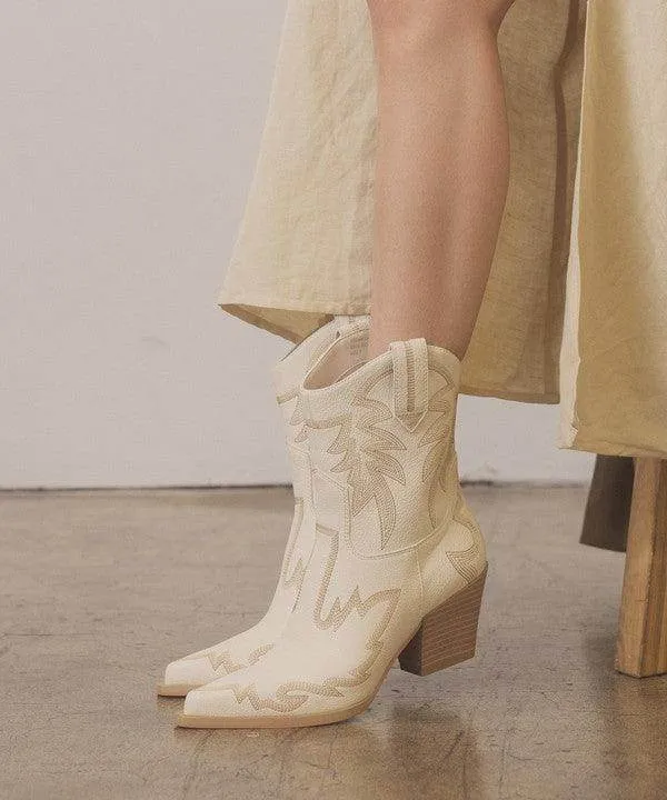 Womens Shoes - Nantes Embroidered Cowboy Boots