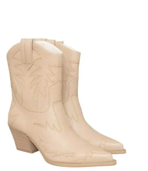 Womens Shoes - Nantes Embroidered Cowboy Boots