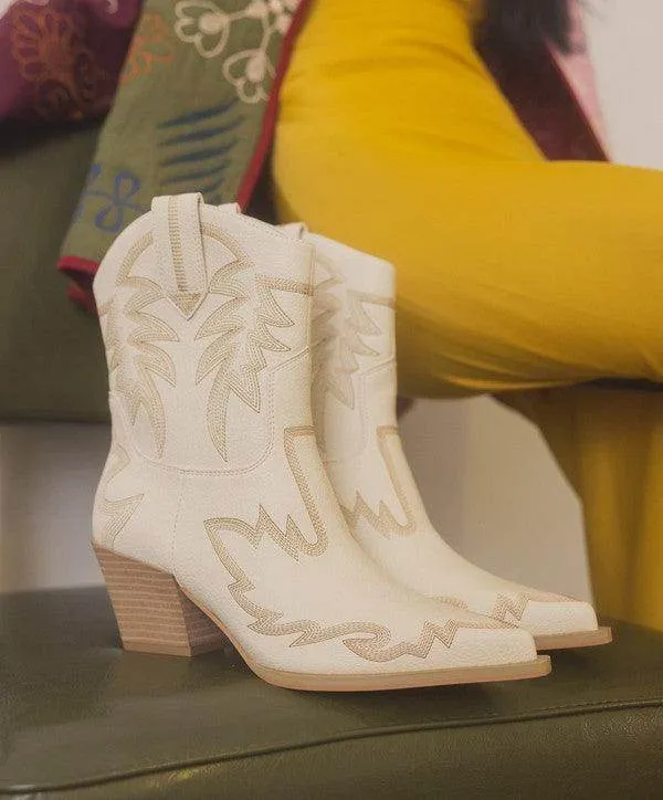 Womens Shoes - Nantes Embroidered Cowboy Boots