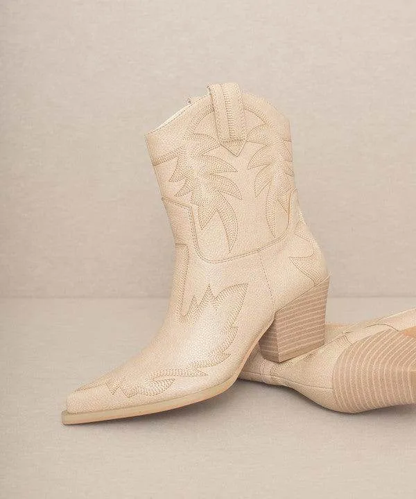 Womens Shoes - Nantes Embroidered Cowboy Boots
