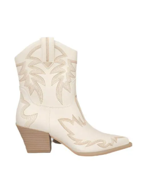 Womens Shoes - Nantes Embroidered Cowboy Boots