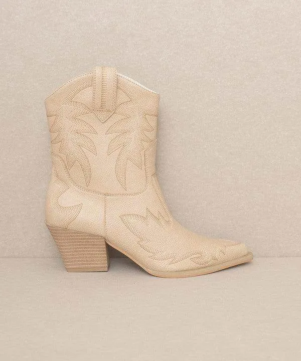 Womens Shoes - Nantes Embroidered Cowboy Boots