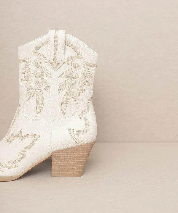 Womens Shoes - Nantes Embroidered Cowboy Boots